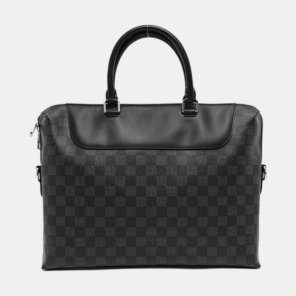 PORTE-DOCUMENTS Damier Graphite Coated Canvas Gray