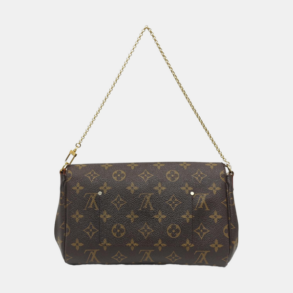 FAVORITE PM Monogram Coated Canvas Brown