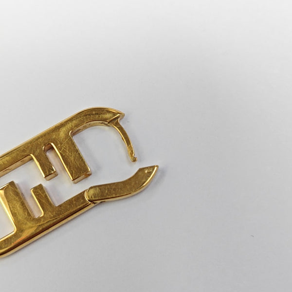 Metal Gold Stud Earrings