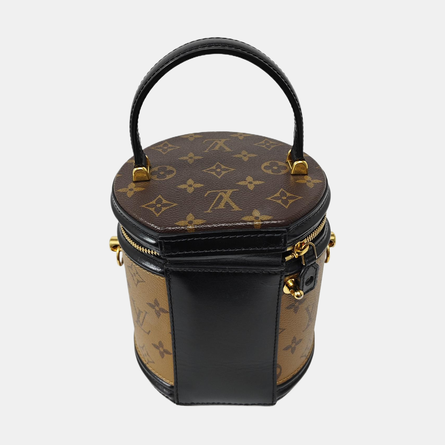 CANNES PM Monogram Coated Canvas Brown
