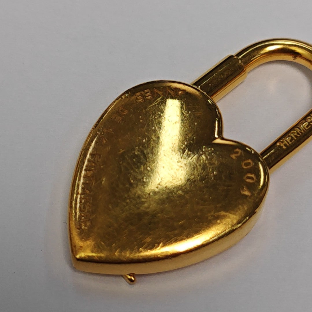 Metal Bag Charm Gold