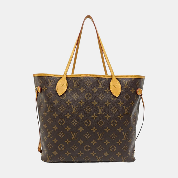 NEVERFULL MM Monogram Coated Canvas Brown