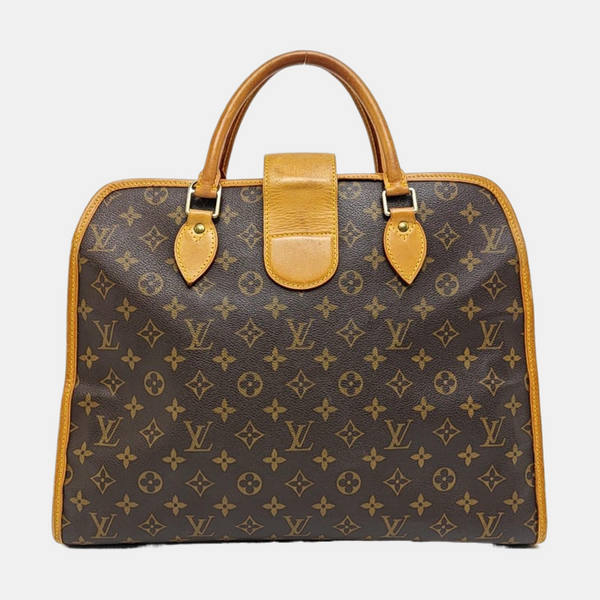VINTAGE RIVOLI Monogram Coated Canvas Brown