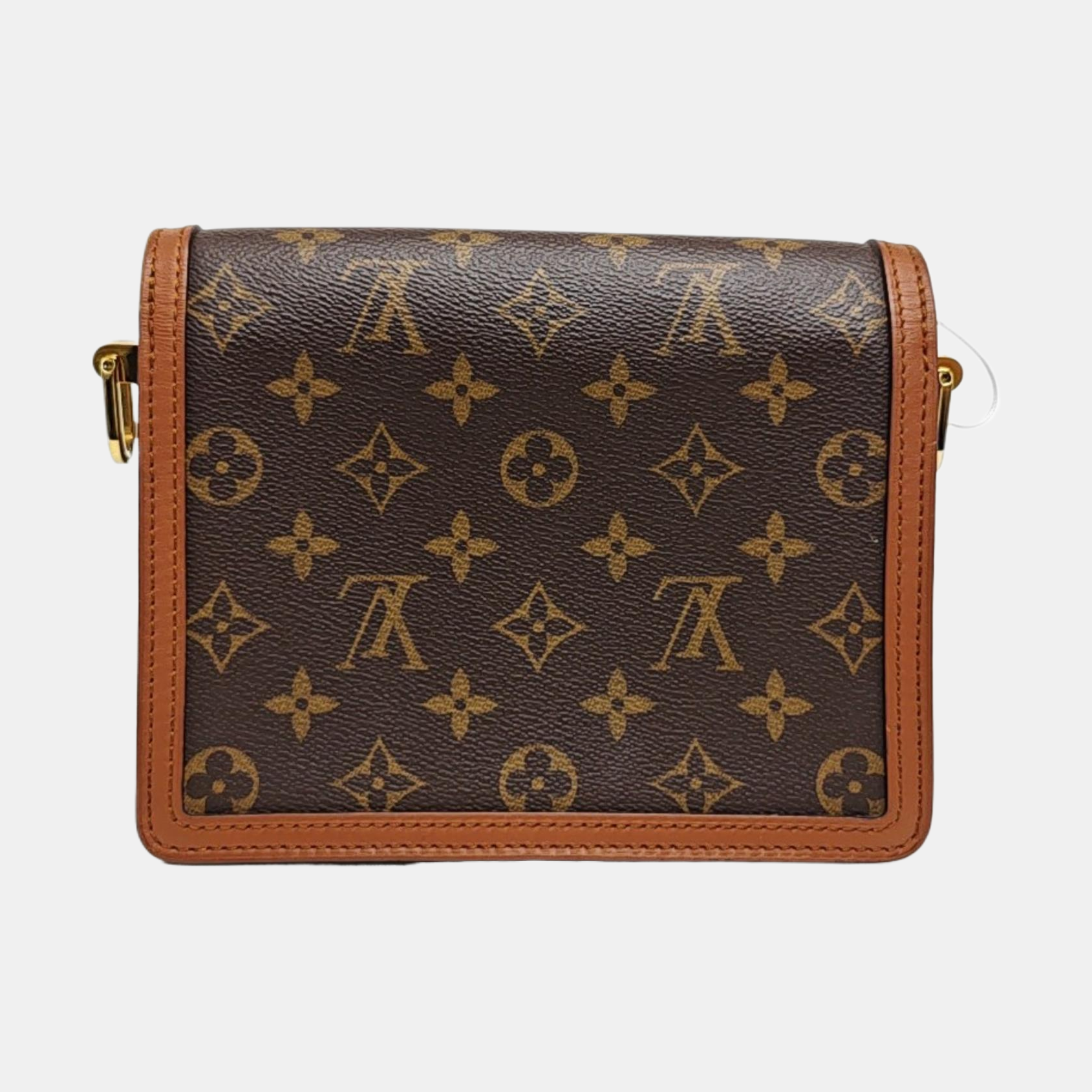 DAUPHINE Mini Monogram Coated Canvas Brown