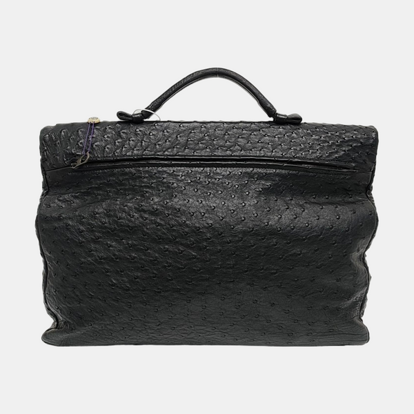 Capri Ostrich Black