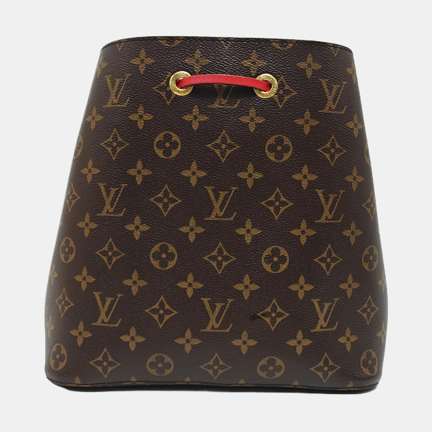 NÉONOÉ MM Monogram Coated Canvas Brown