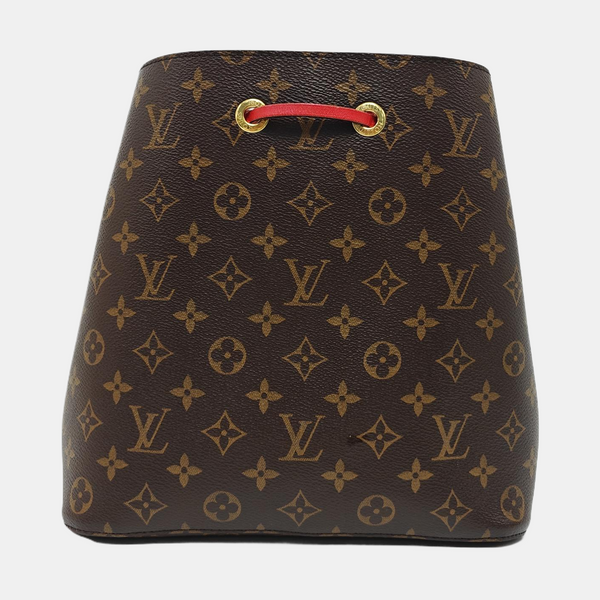 NÉONOÉ MM Monogram Coated Canvas Brown
