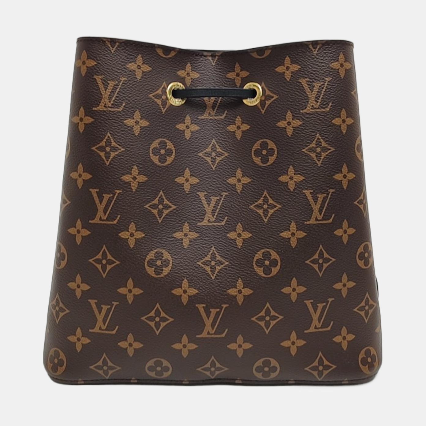 NÉONOÉ MM Monogram Coated Canvas Brown