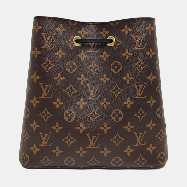 NÉONOÉ MM Monogram Coated Canvas Brown