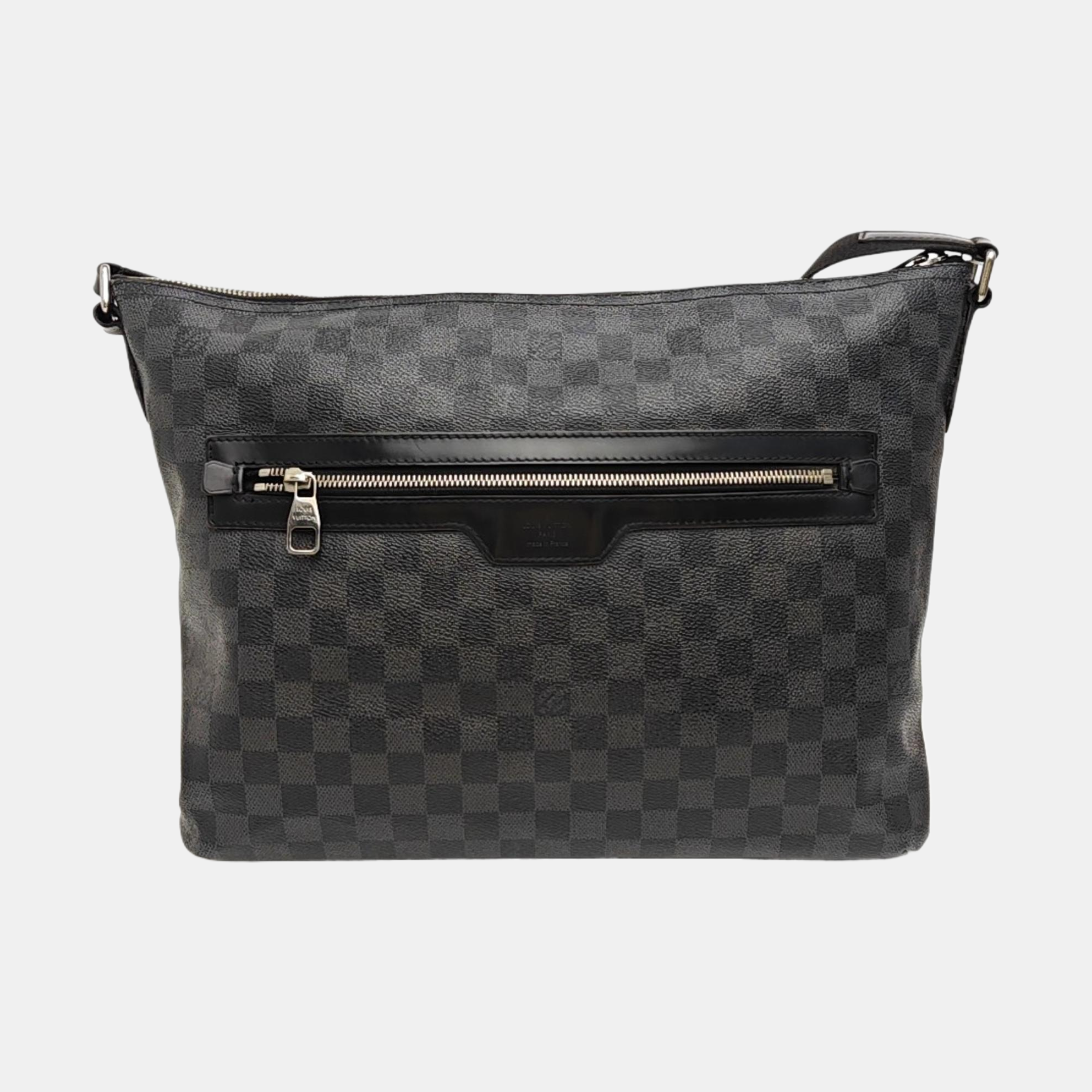 MICK MM Damier Graphite Coated Canvas Gray