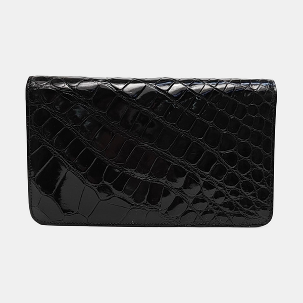Calfskin Shoulder Bag Black
