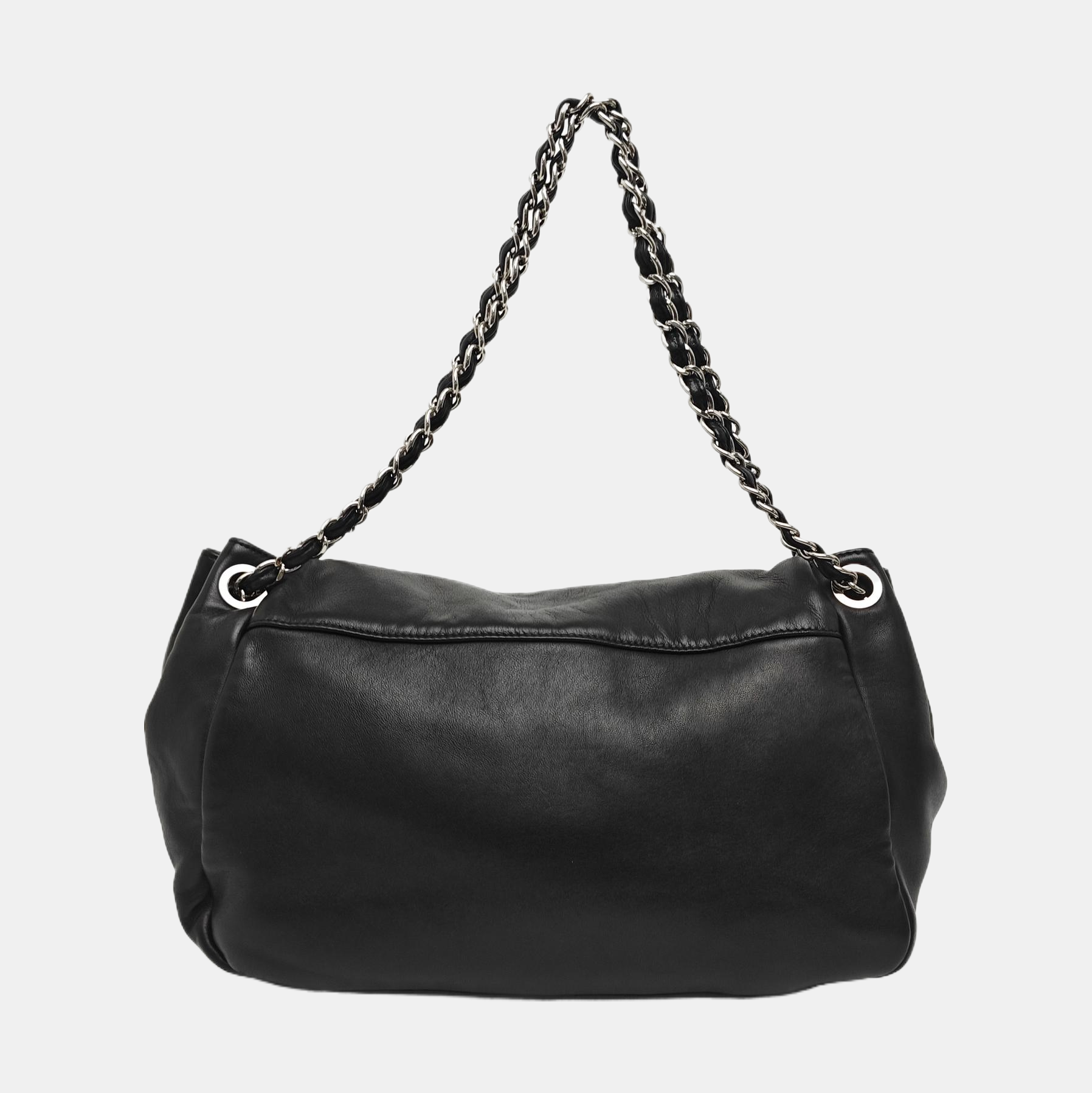 LUXURY LINE Large Lambskin Black