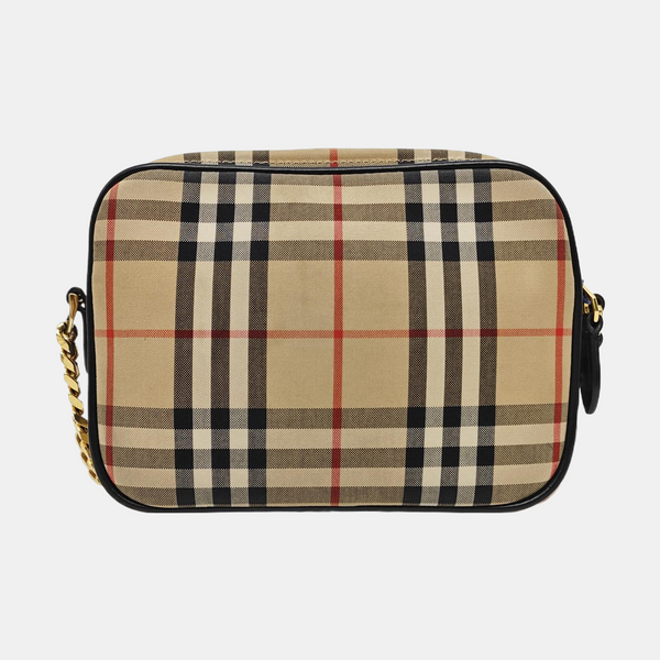 Fabric Shoulder Bag Brown