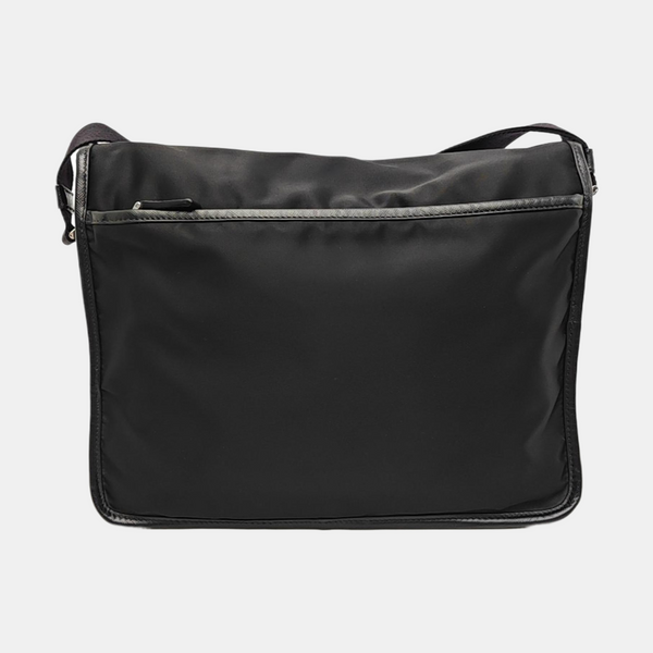 Nylon Shoulder Bag Black