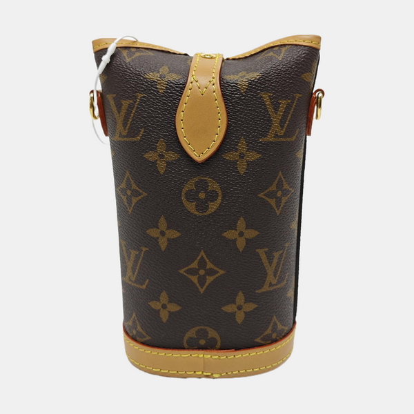 FOLD ME Monogram Coated Canvas Brown