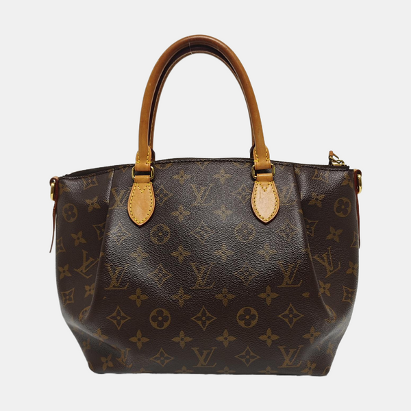 TURENNE Monogram Coated Canvas Brown