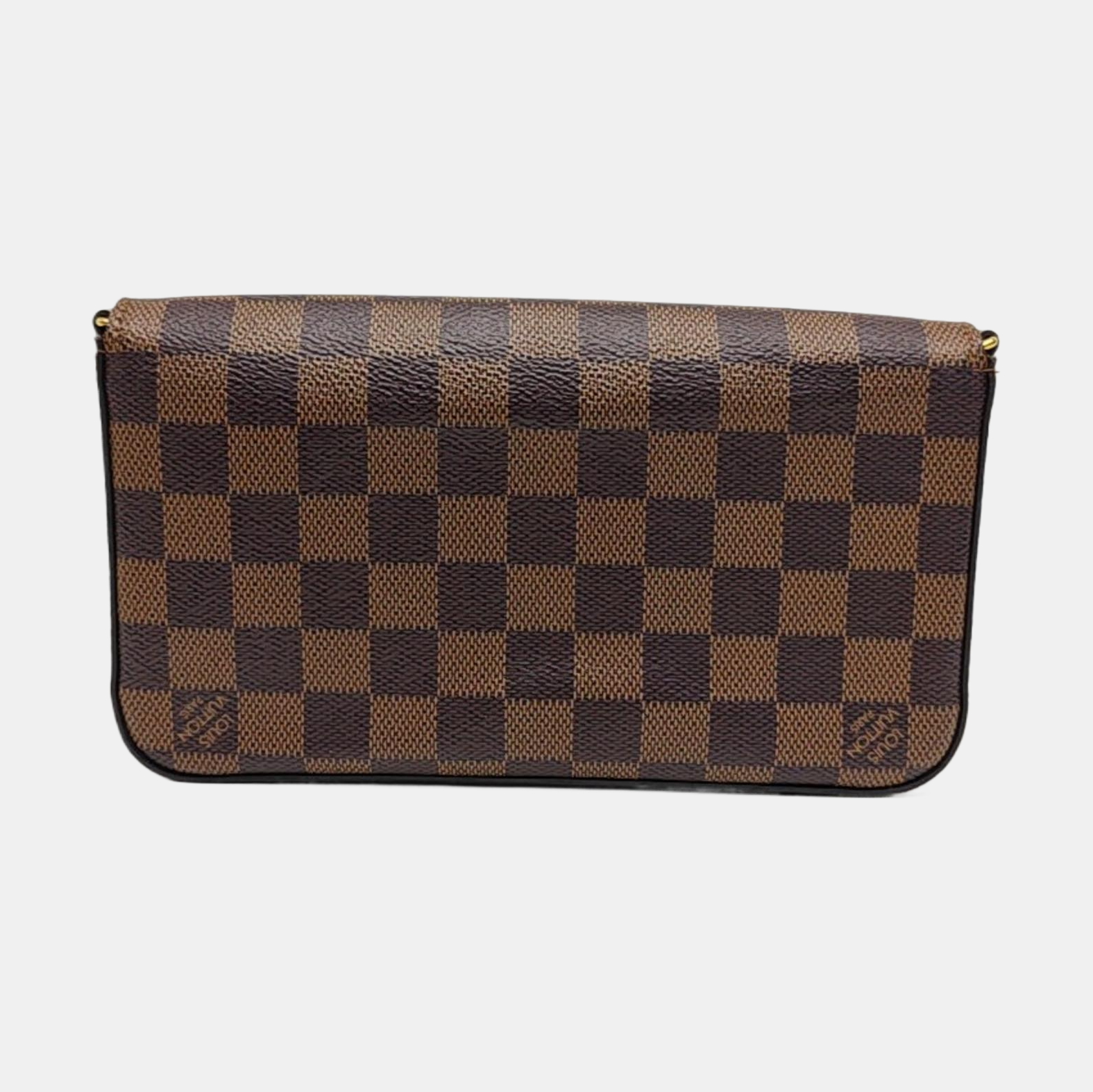 FÉLICIE Damier Ebene Coated Canvas Brown