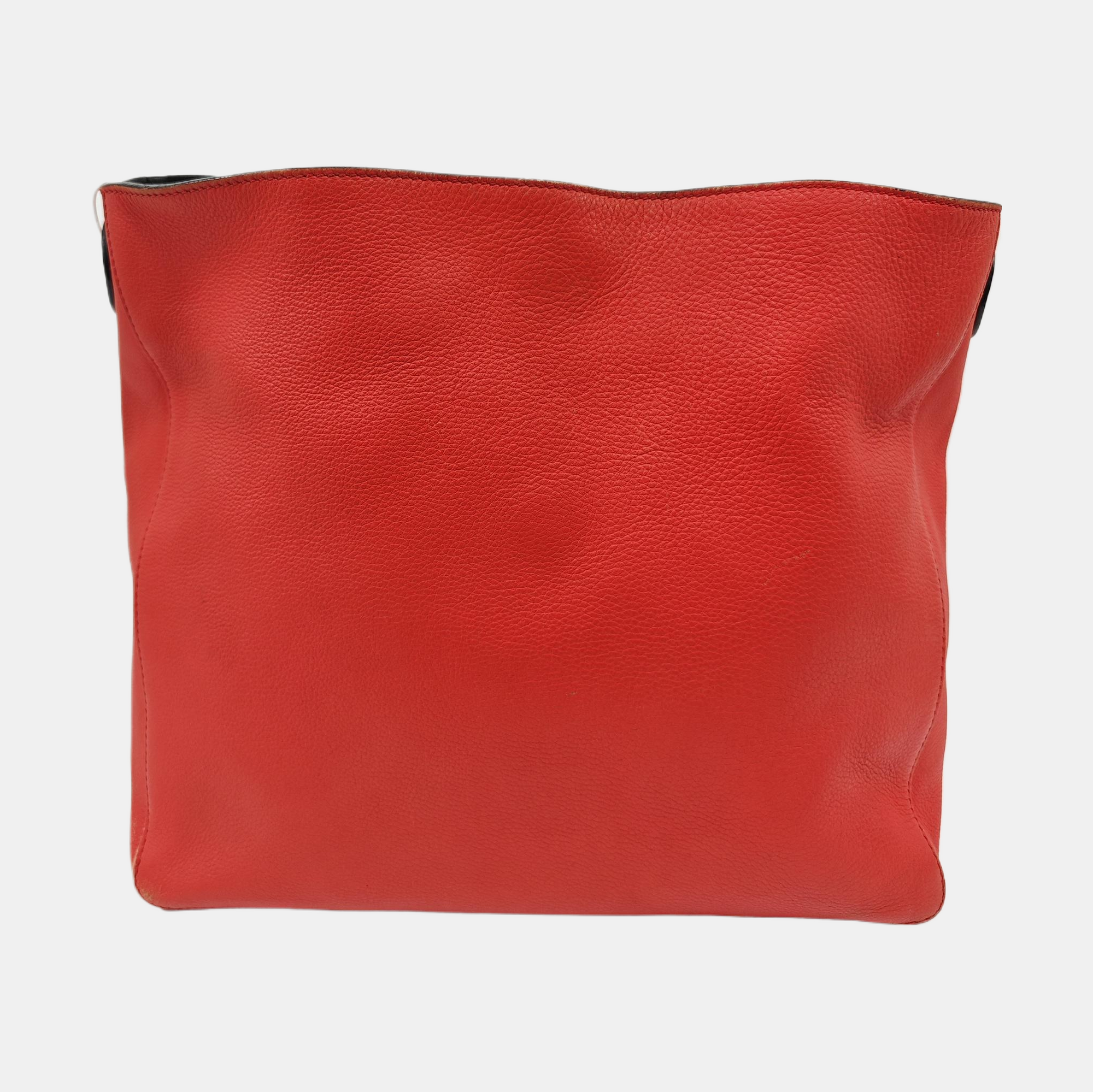 Calfskin Shoulder Bag Red