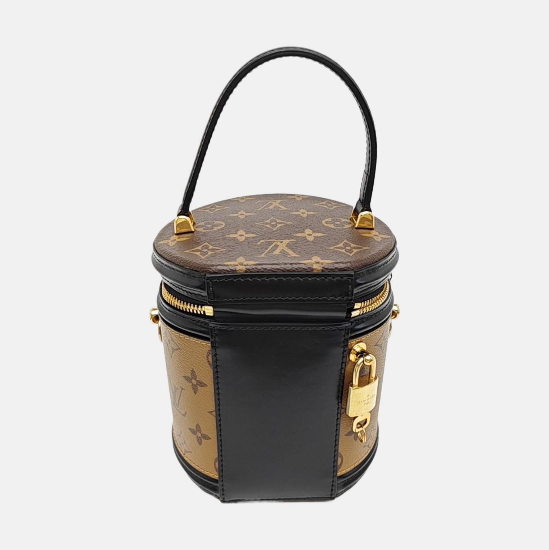 CANNES PM Monogram Coated Canvas Brown