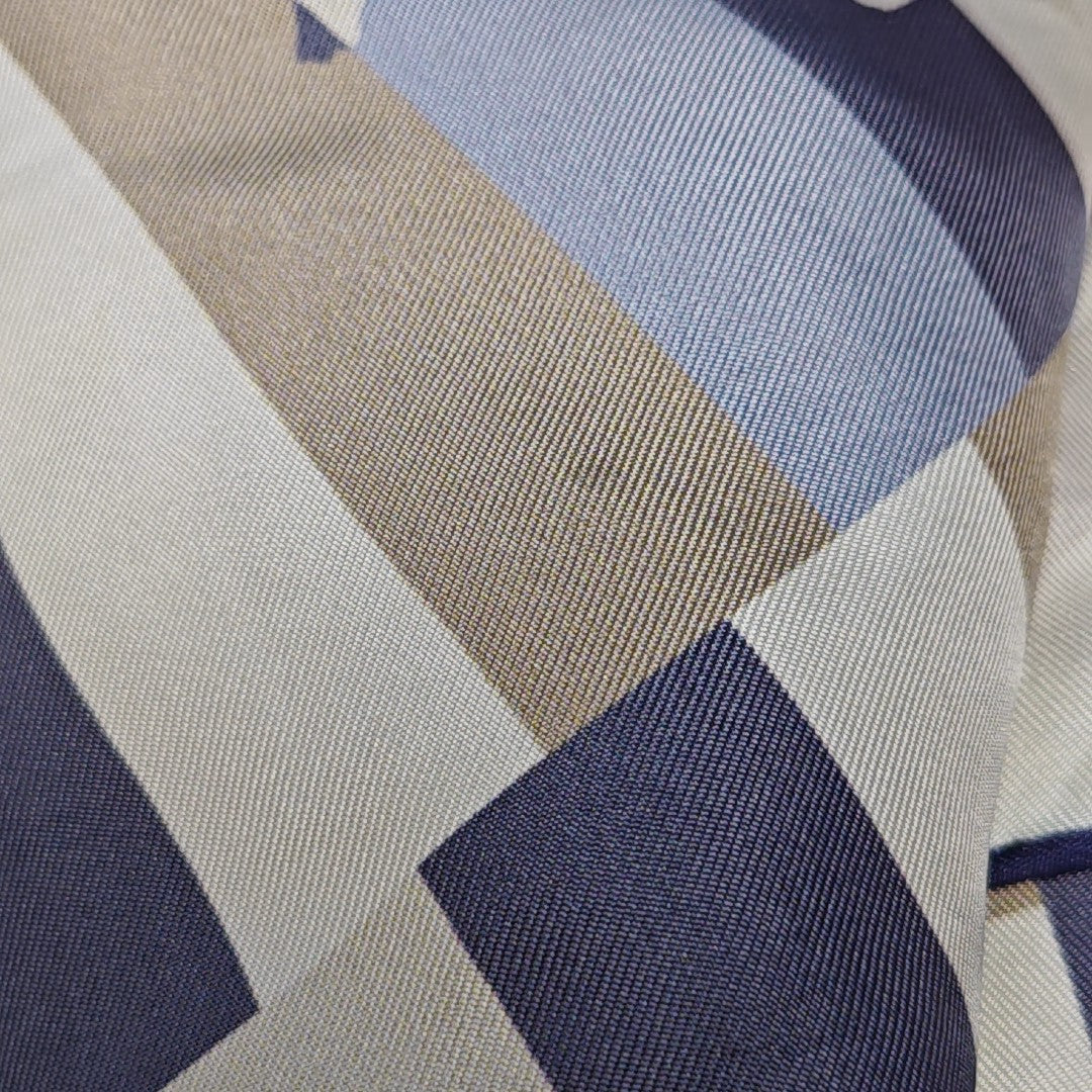 Mulberry Silk Silk Scarf Blue