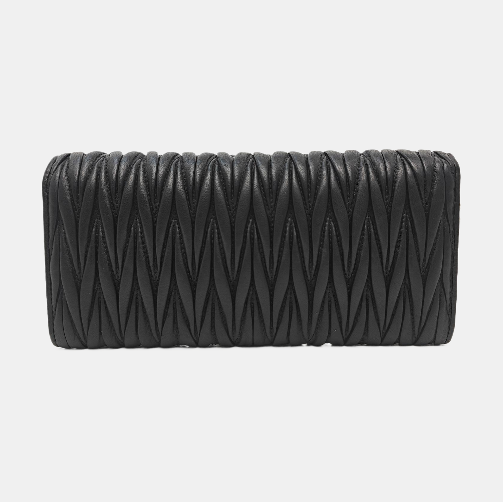 Quilted Lambskin Shoulder Bag Black
