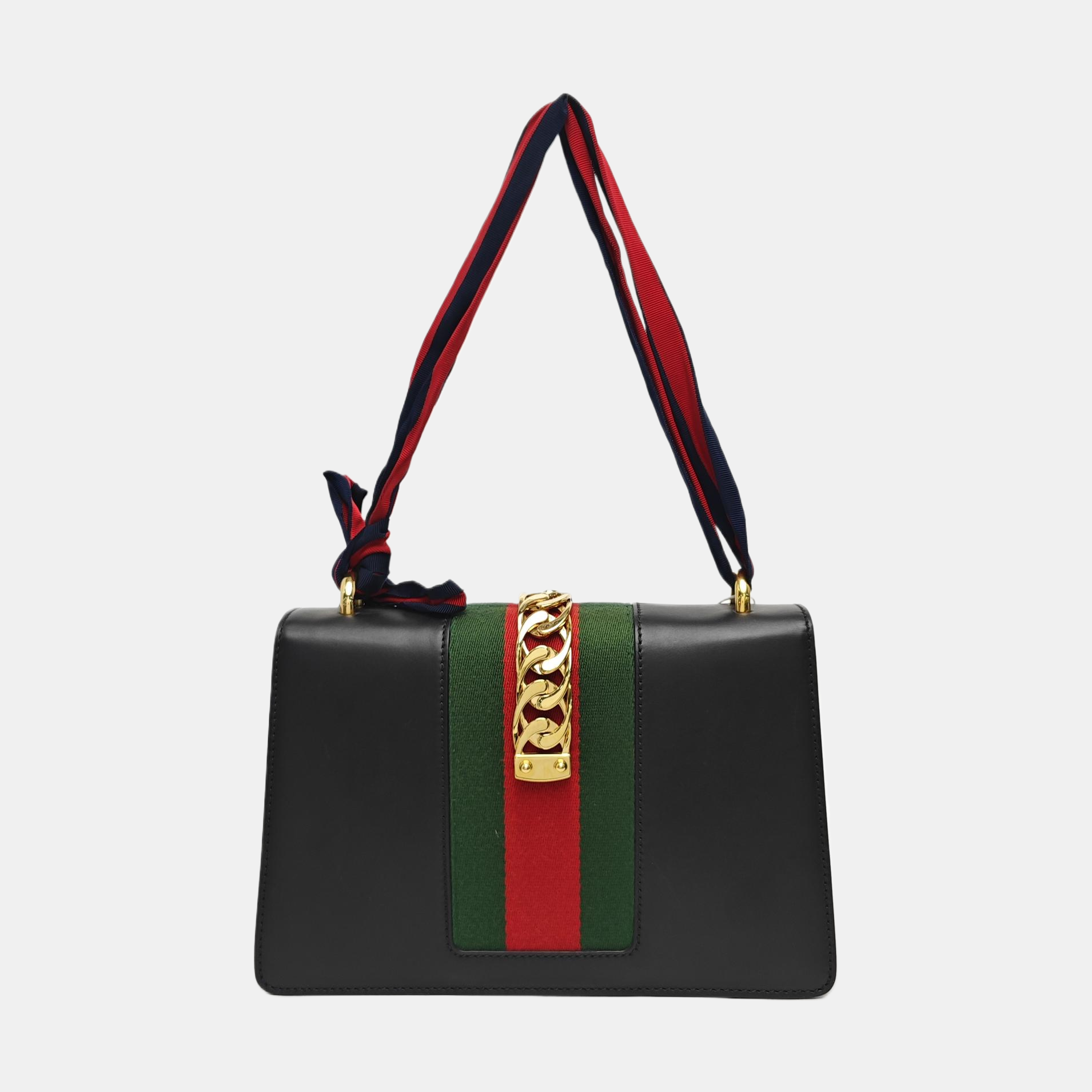 Sylvie Small Calfskin Black