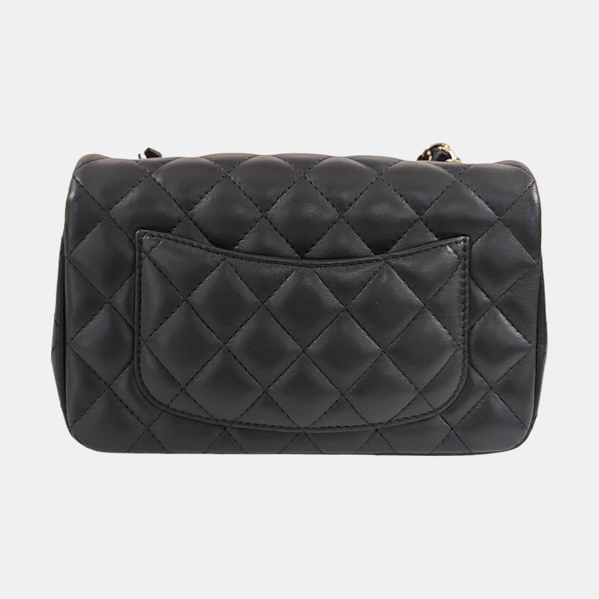 CLASSIC FLAP Mini Quilted Lambskin Black