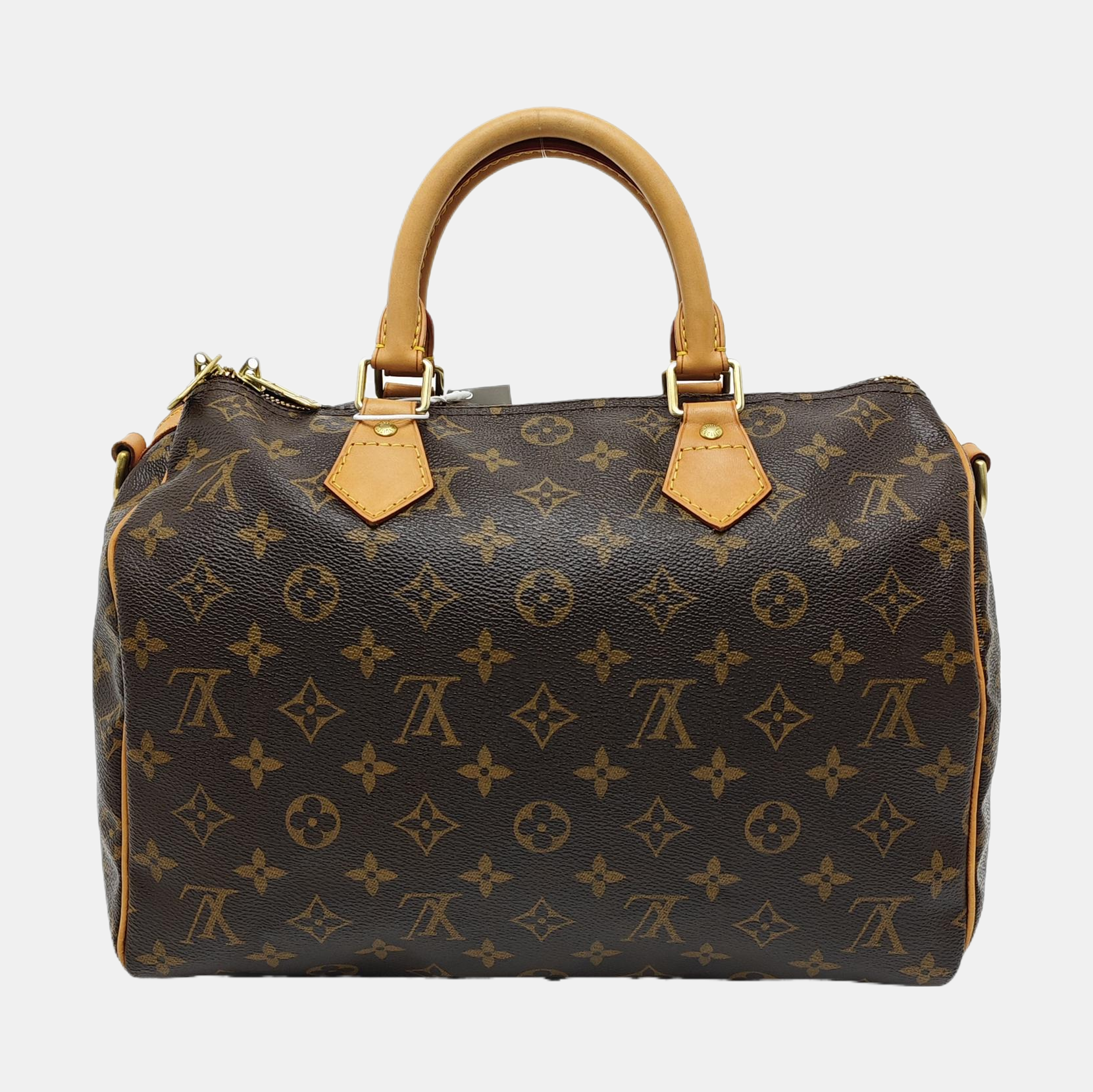 SPEEDY 30 Monogram Coated Canvas Brown