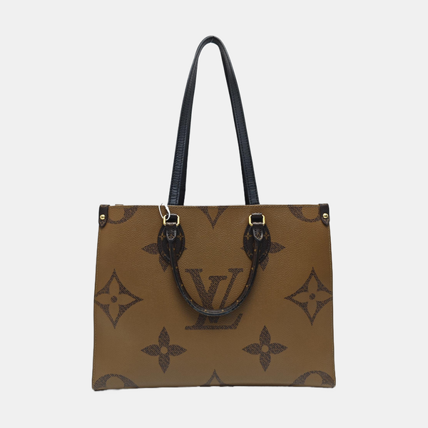 ONTHEGO MM Monogram Coated Canvas Brown