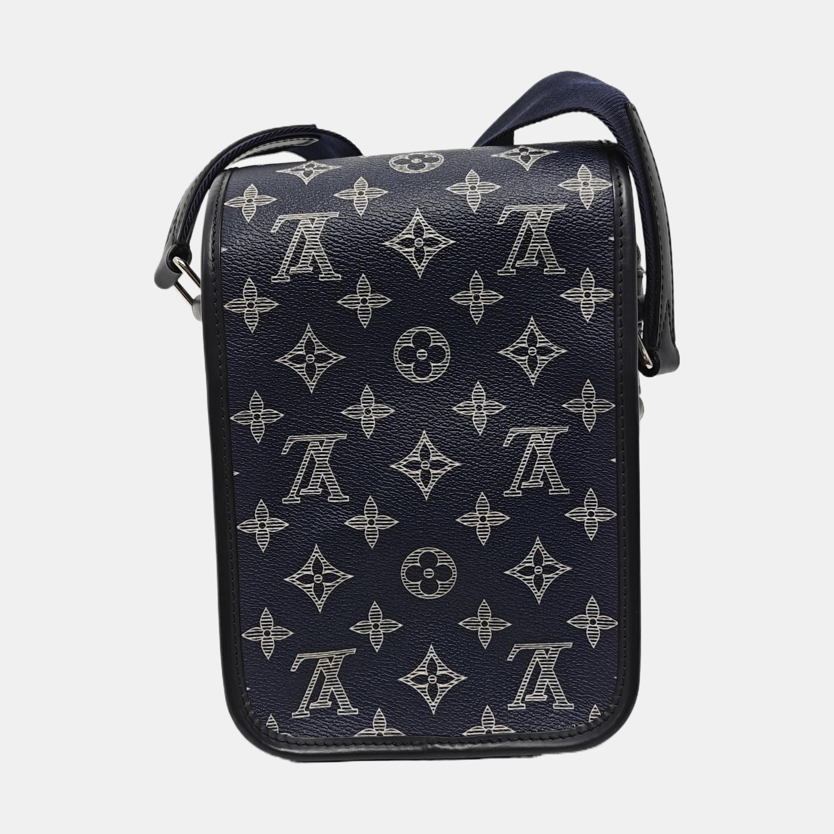 CHAPMAN SAVANE BB Monogram Coated Canvas Blue