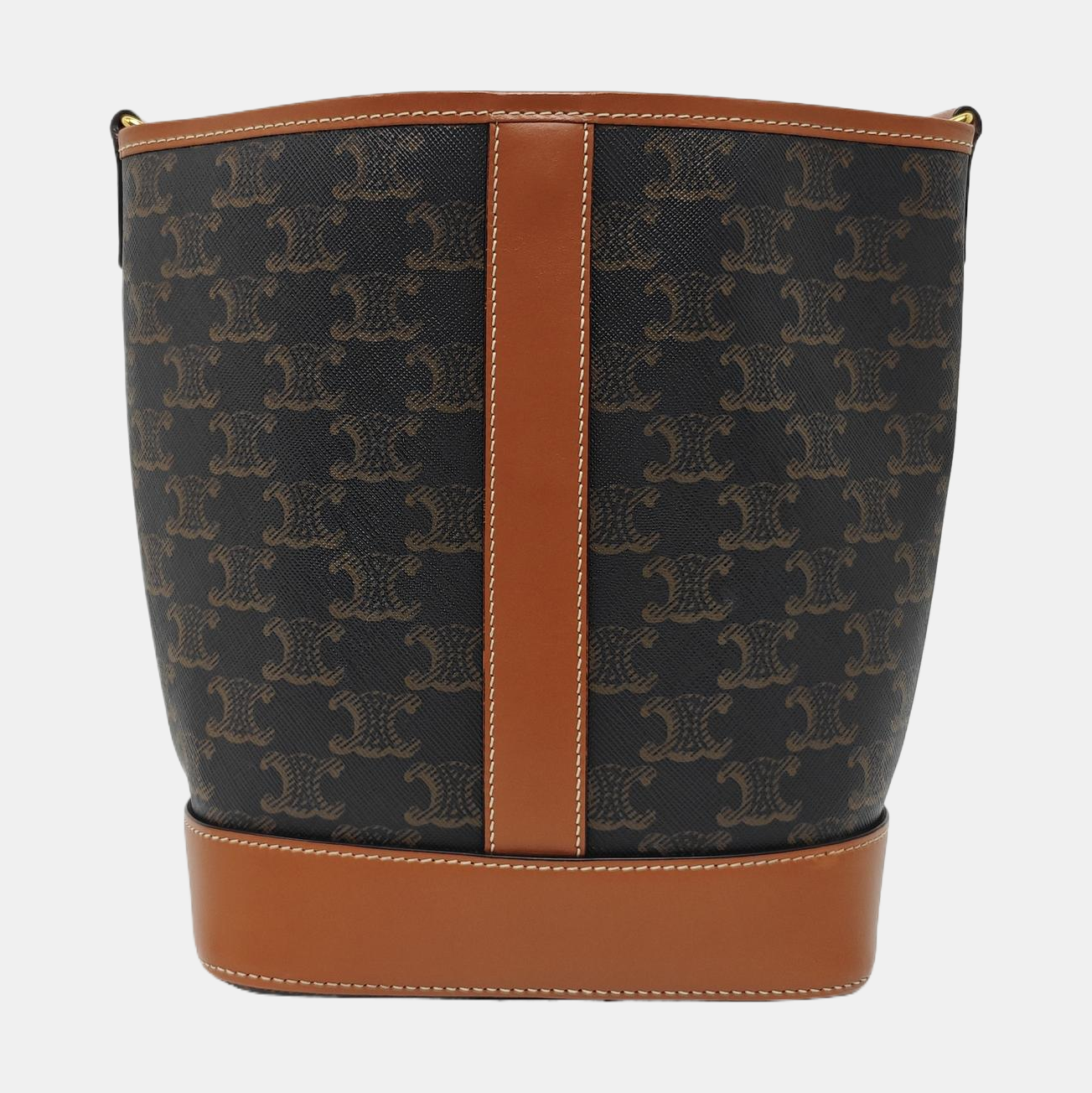 TRIOMPHE CANVAS Small Coated Canvas Brown