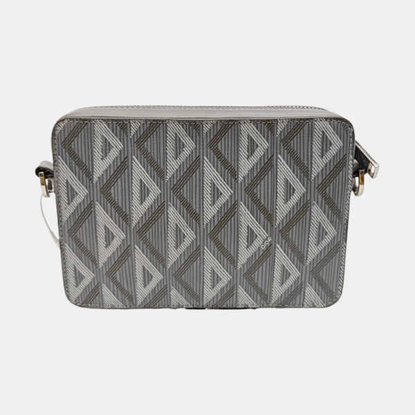 Coated Canvas Shoulder Bag Gray