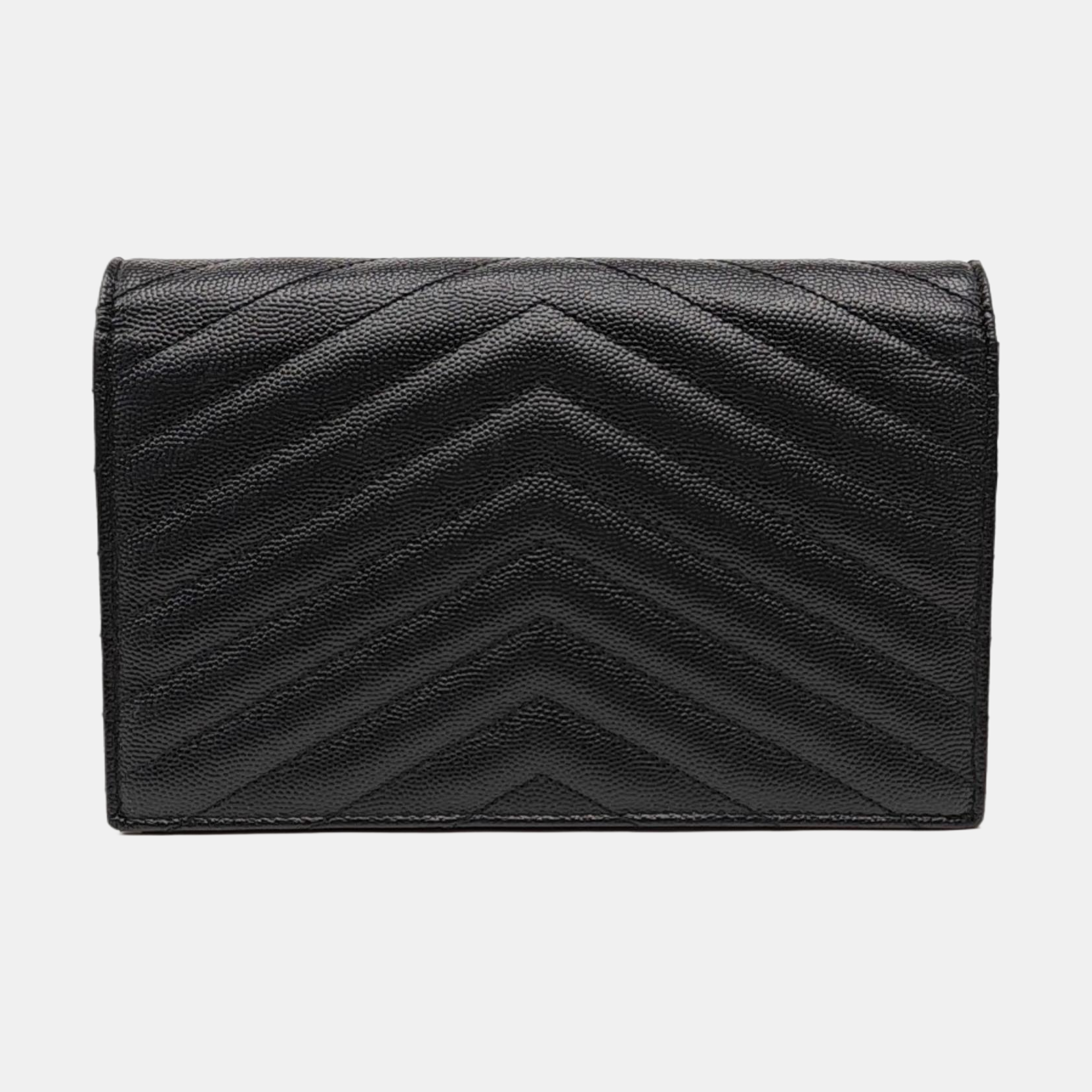 MONOGRAM WOC Chevron Calfskin Black