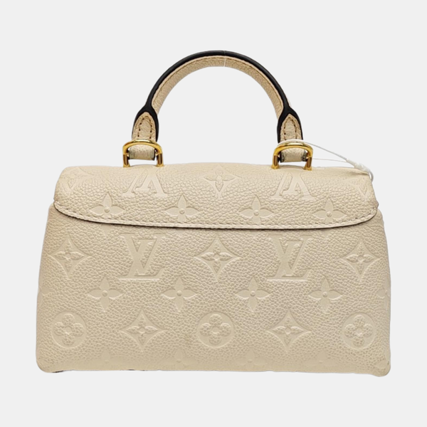 NANO MADELEINE Nano Monogram Calfskin Beige