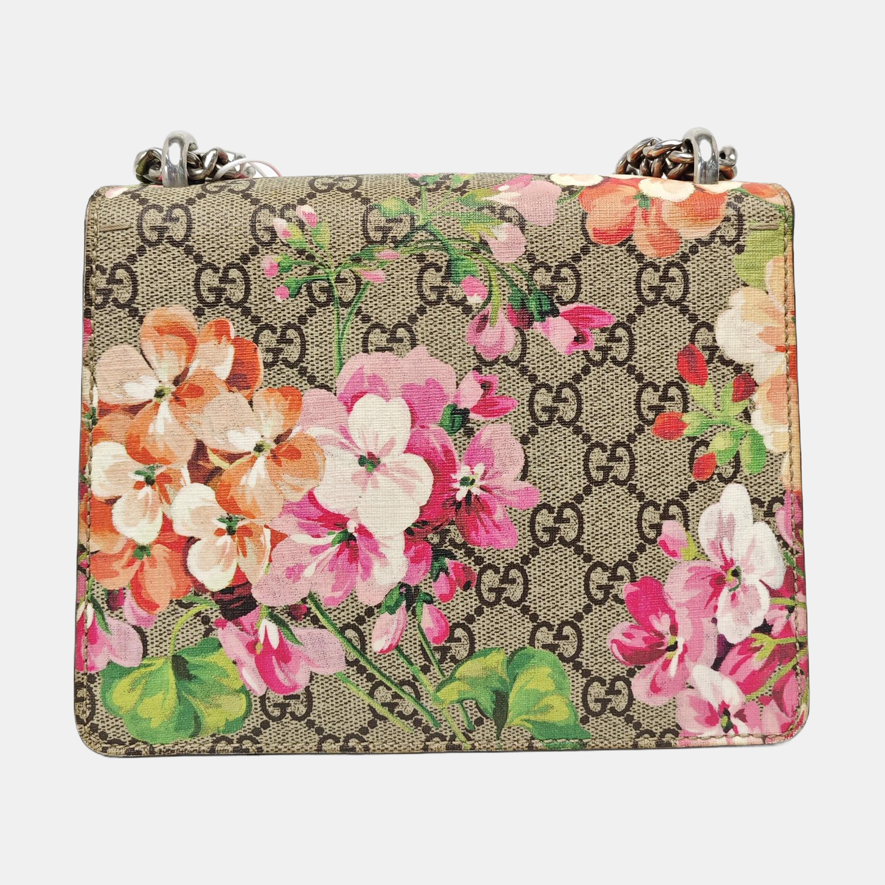 Dionysus Mini Monogram Coated Canvas Beige
