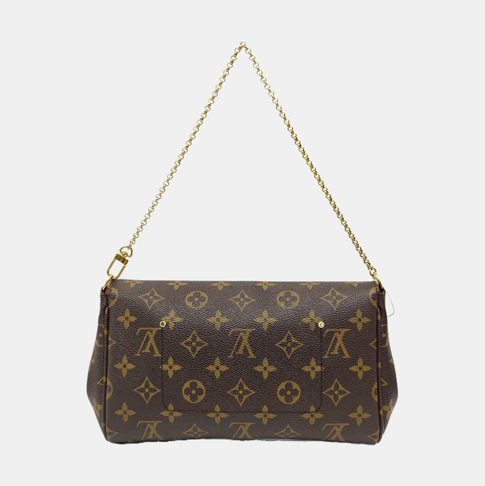 FAVORITE MM Monogram Coated Canvas Brown