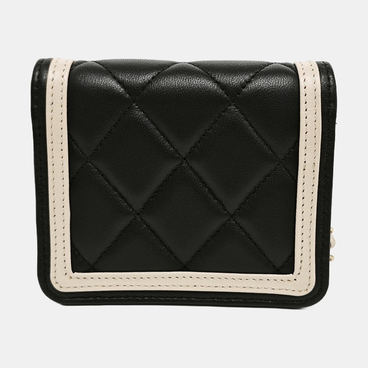 DIANA CC Quilted Lambskin Black