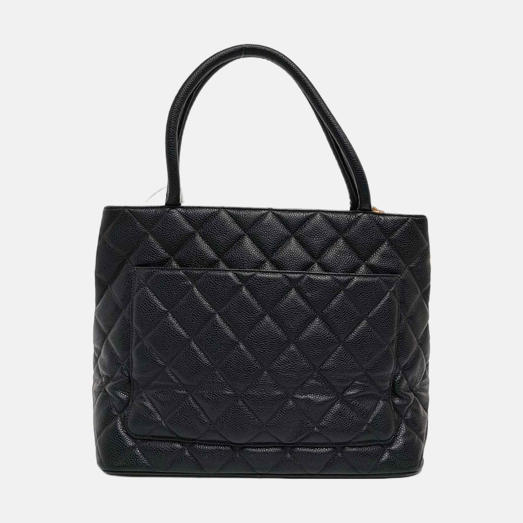 Authenticated pre-owned  MEDALLION Quilted Calfskin Black - Shoulder Bag at Looply