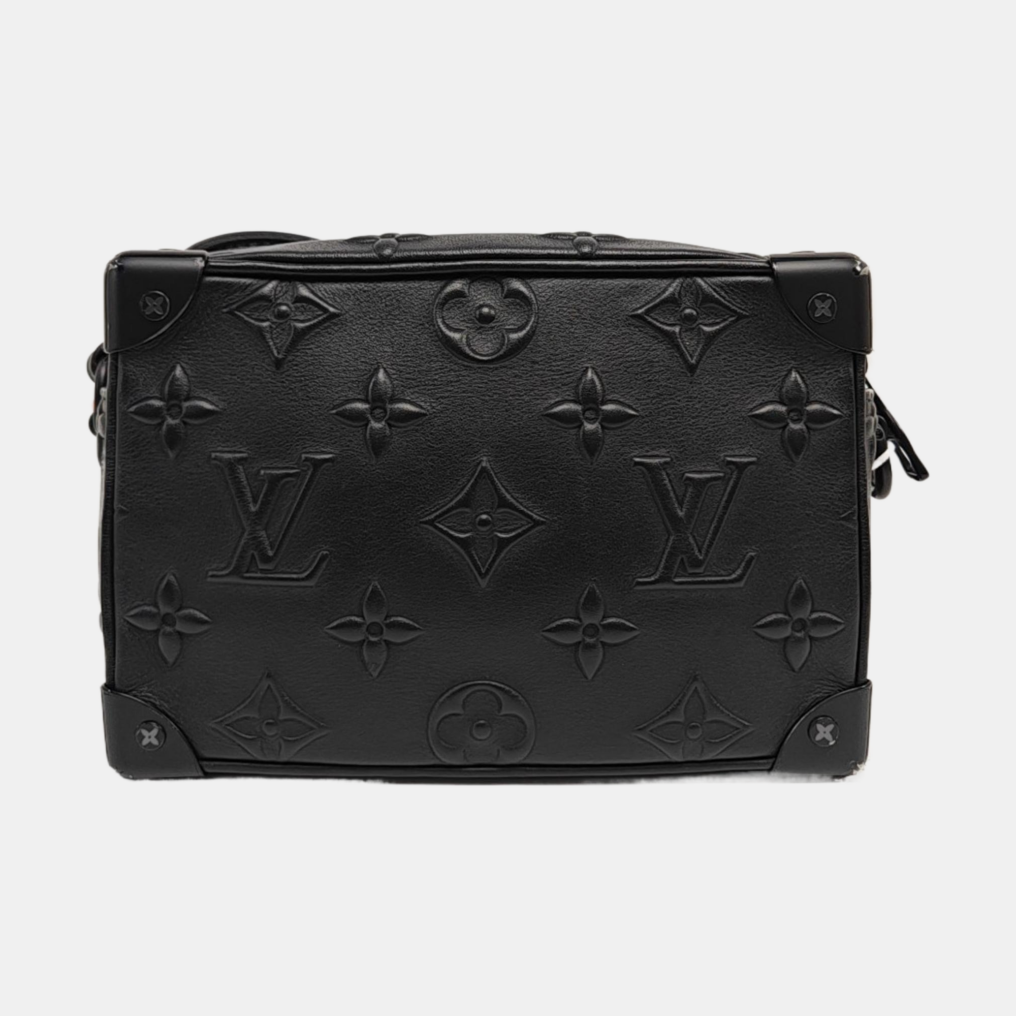 SOFT TRUNK Mini Calfskin Black