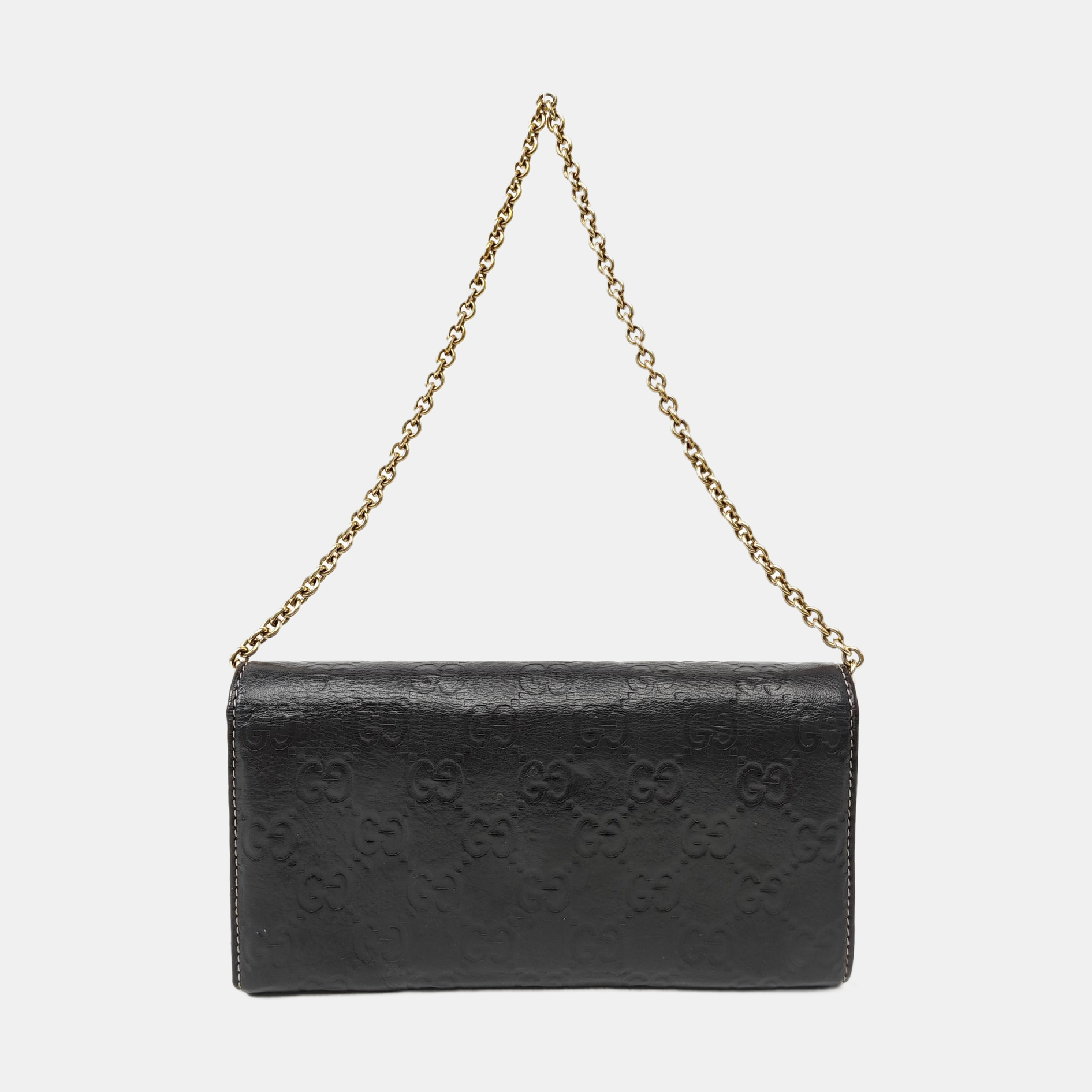 Monogram Calfskin Top Handle Bag Brown