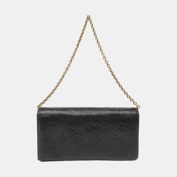Monogram Calfskin Top Handle Bag Brown
