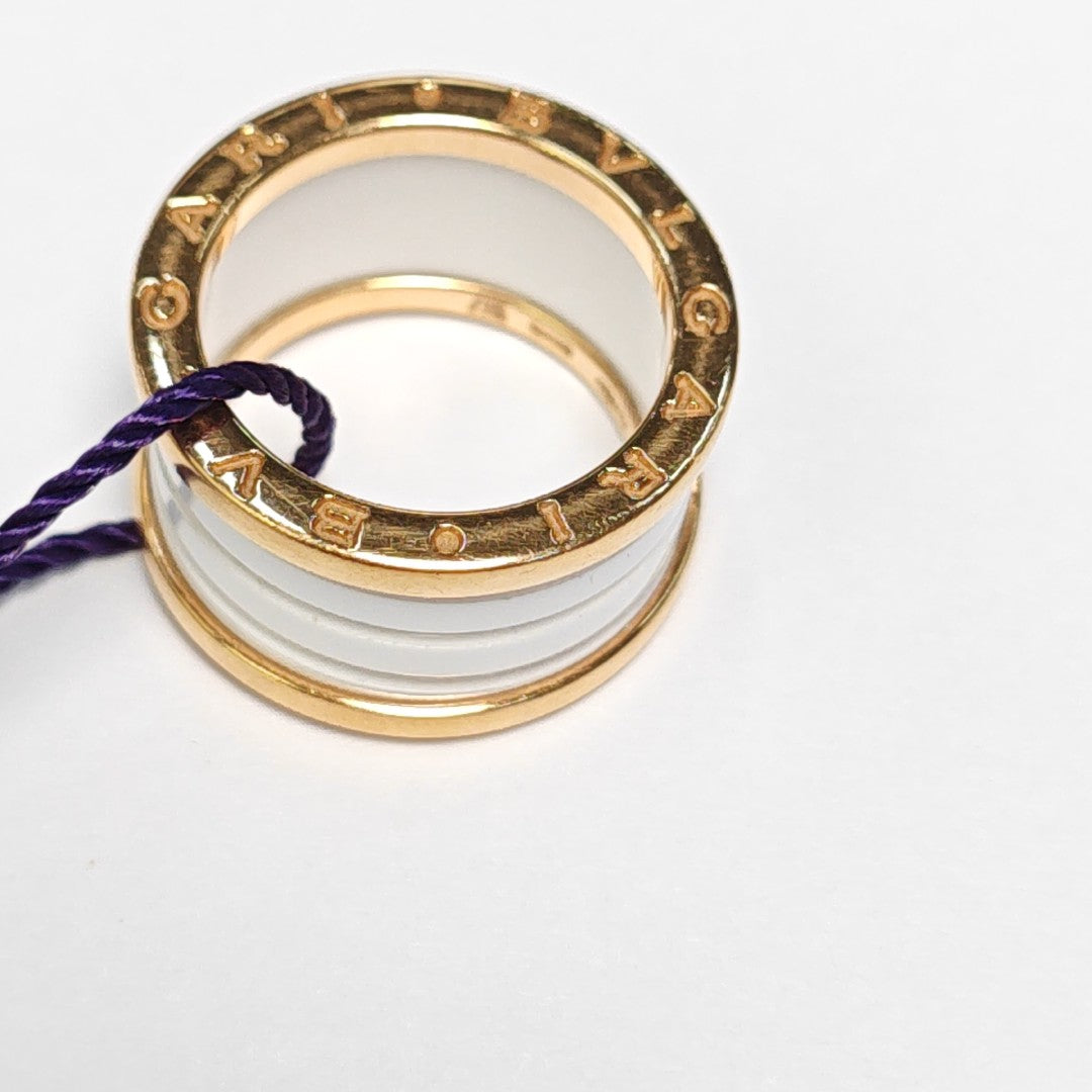 B.ZERO1 18k Rose Gold Ring EU 52