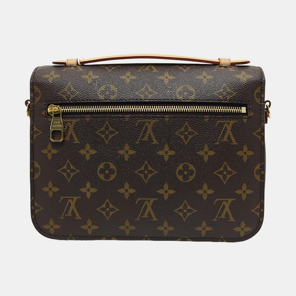 MÉTIS MM Monogram Coated Canvas Brown