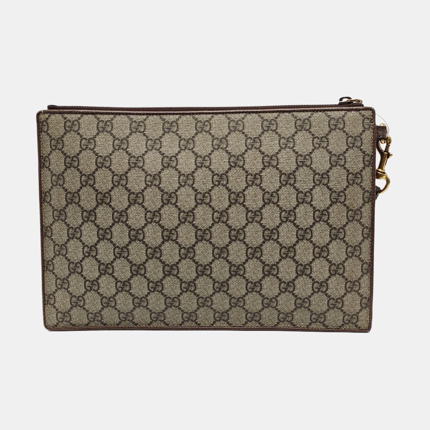 Courrier Monogram Coated Canvas Beige
