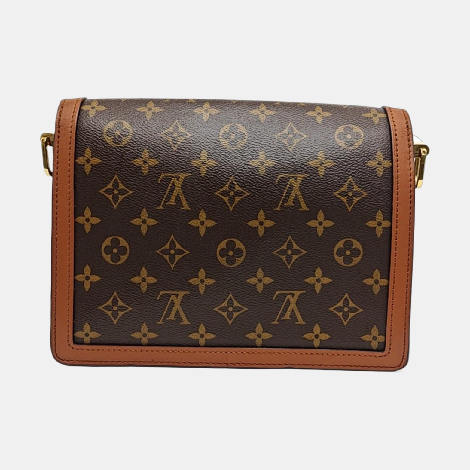 DAUPHINE MM Monogram Coated Canvas Brown