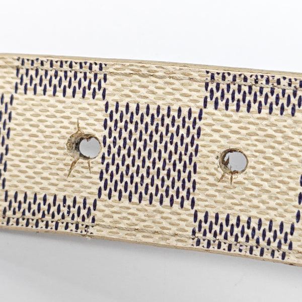 Leather Belt White