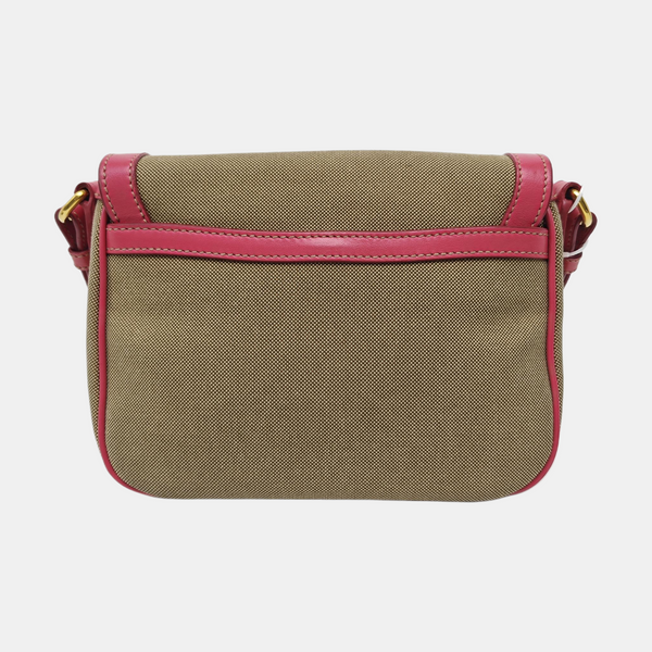 Canvas Shoulder Bag Brown