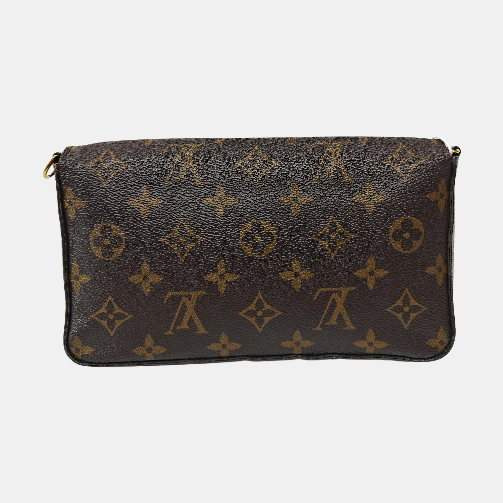 FÉLICIE Monogram Coated Canvas Brown
