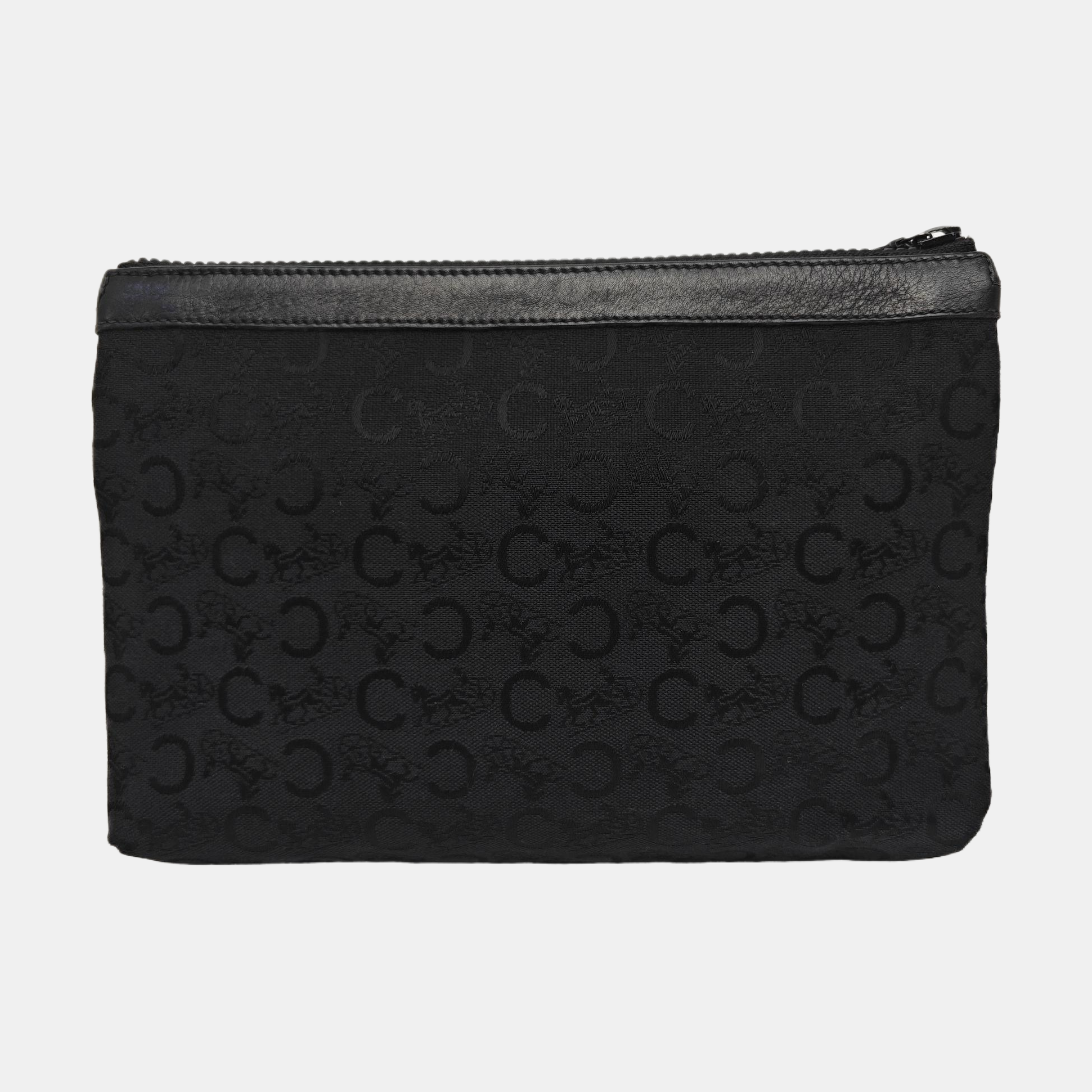 Canvas Clutch Black