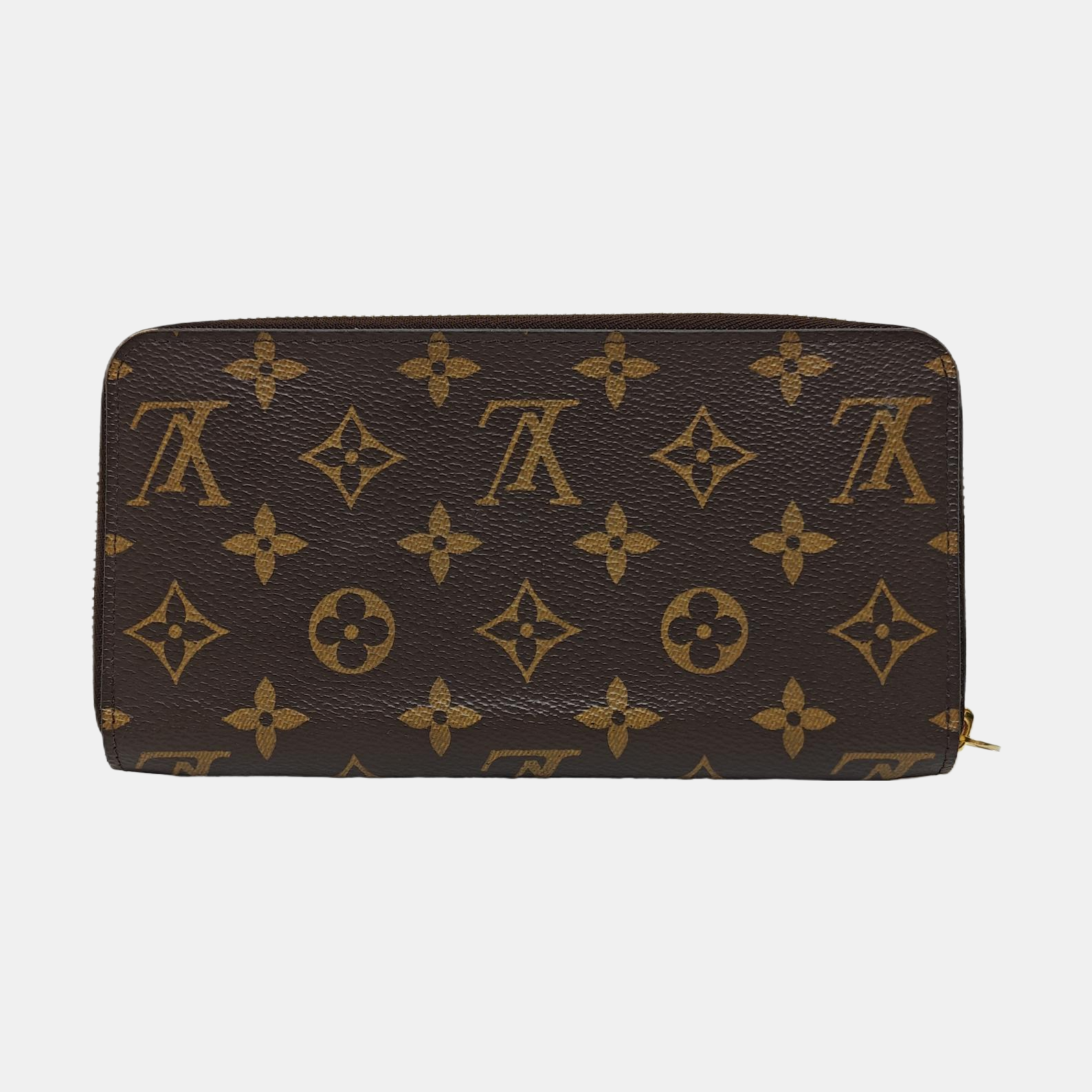 ZIPPY Monogram Coated Canvas Brown Wallet